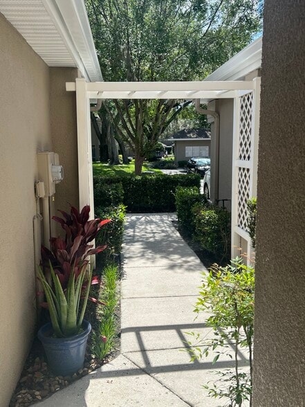 Facing Out From Front Door - 4219 Key Thatch Dr