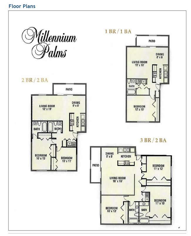 Floor Plans - Millennium Palms Condominiums