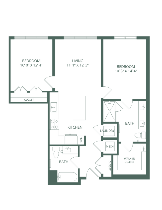 Floorplan - The Bellevue