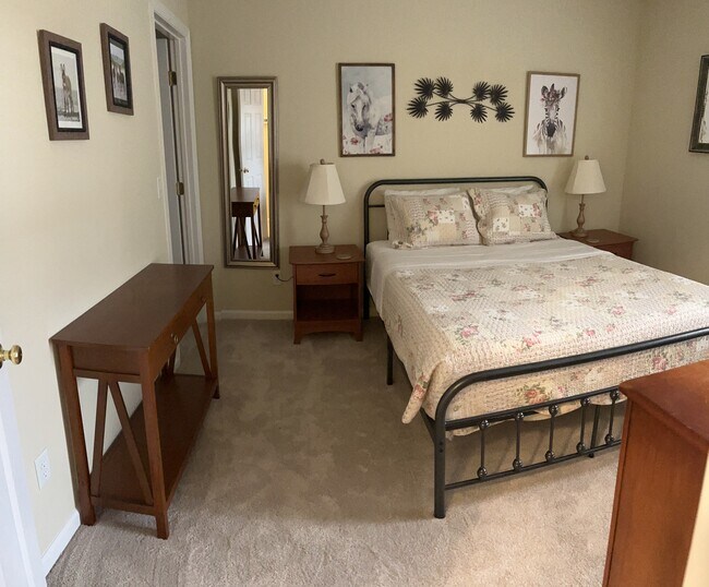 guest bedroom with walk in closet - 1243 Carriage Dr