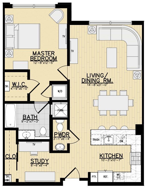 Floorplan - The Lofts on Saw Mill River