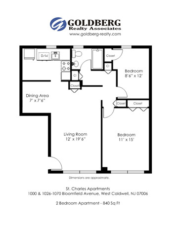 Floorplan - St. Charles Apartments (MP West Caldwell)