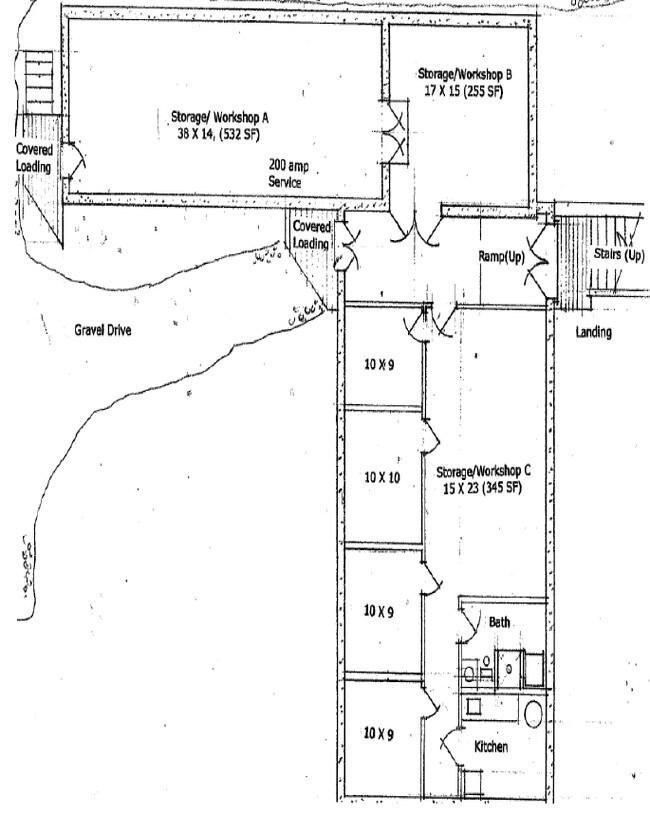 Floor Plan Warehouse - 760 Monroe Dr NE