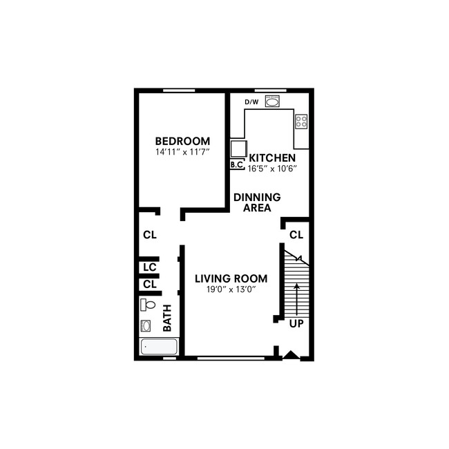 Floorplan - Lakeview Terrace Apartment Homes