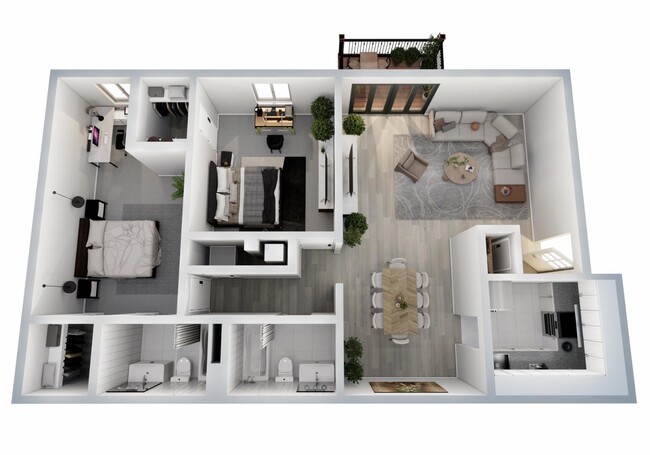 Floorplan - Gardenview Apartments