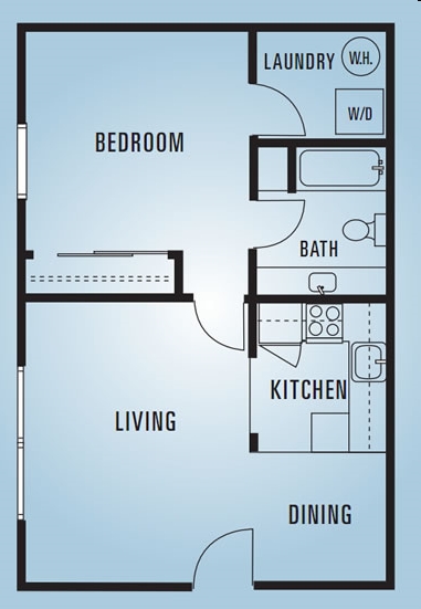 1BR/1BA - Sycamore Lane