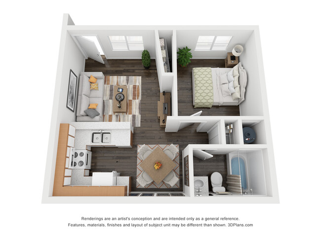 Floorplan - Maryland Villas Apartments