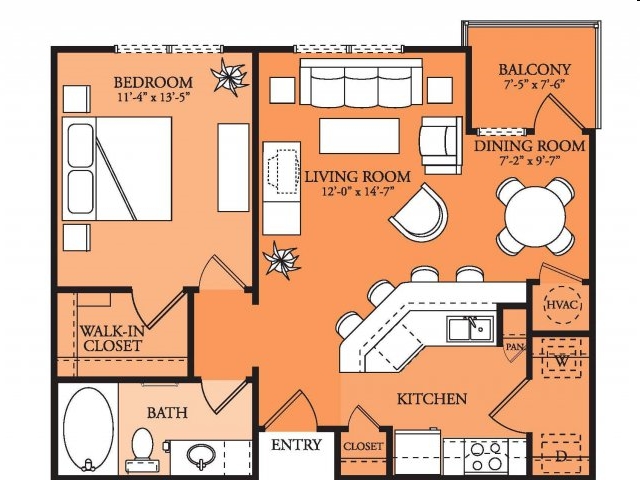 1BR/1BA - The Element