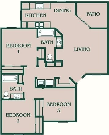 Interior Photo - Sierra Ridge in Clovis, California. The pe...