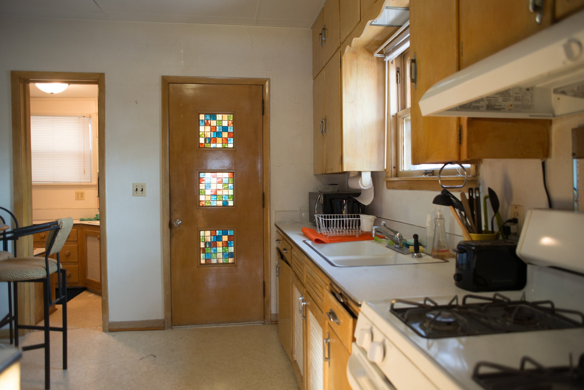 The apartment has its own outside entrance on Van Buren Street. - 430 E. Jefferson Street