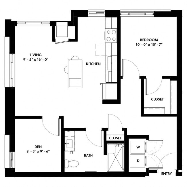 Floorplan - The Knox Apartments
