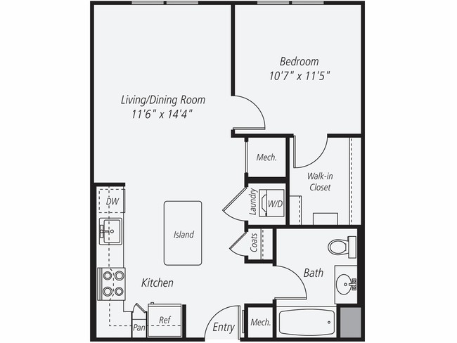 Floorplan - Avalon at Wesmont Station