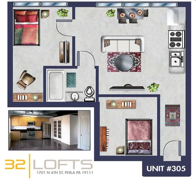 2BD/1BA - Button Factory
