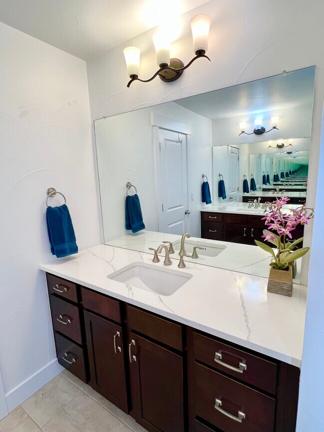 primary bath dual vanities - 2822 Cascade Creek Dr