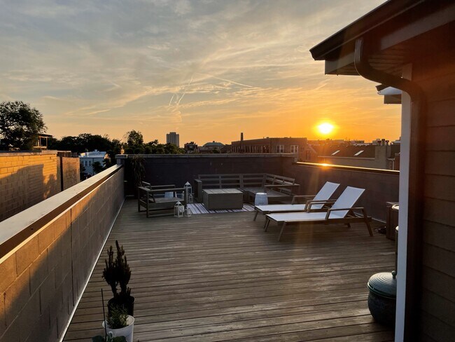 Rooftop View Facing West - 1085 N Marshfield Ave