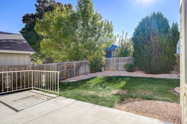 back yard - 8194 S Trenton Way
