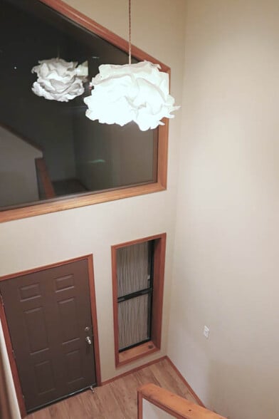 Front entrance view from upstairs - 4005 Lake Mary Rd