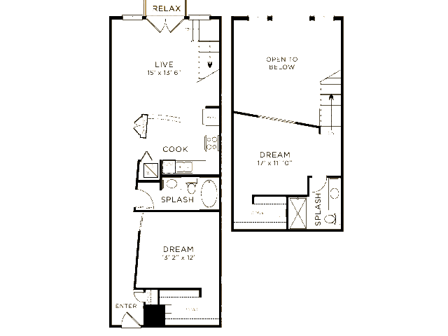 Floorplan - Mariposa Lofts