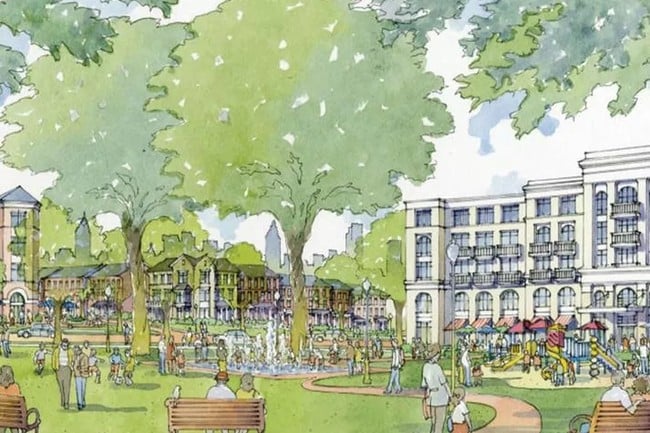 Rendering - Herndon Square
