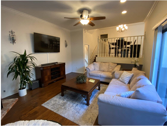 Living Room to Split level Kitchen - 312 Paige Ln