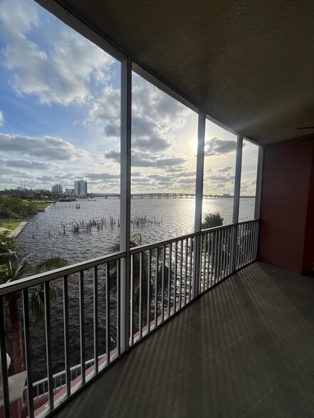 Late afternoon view from lanai/patio - 2743 1st St