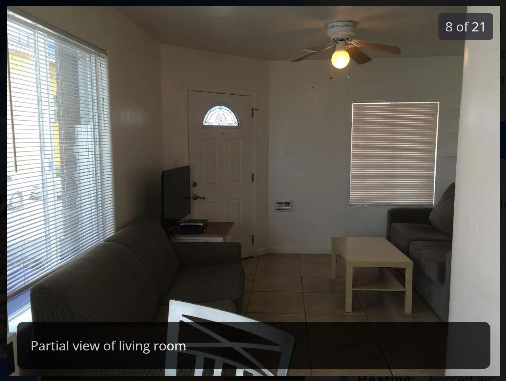 Portion of living room - 3990 Strandway