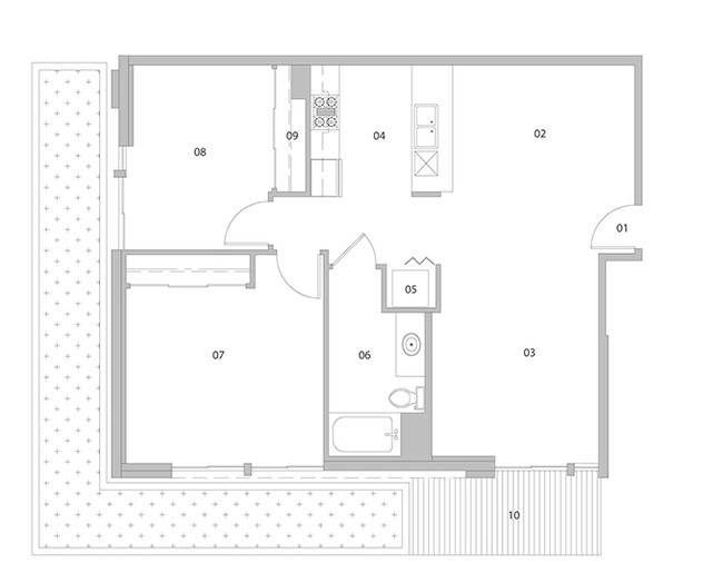 2BR/2BA - The Burton Pasadena