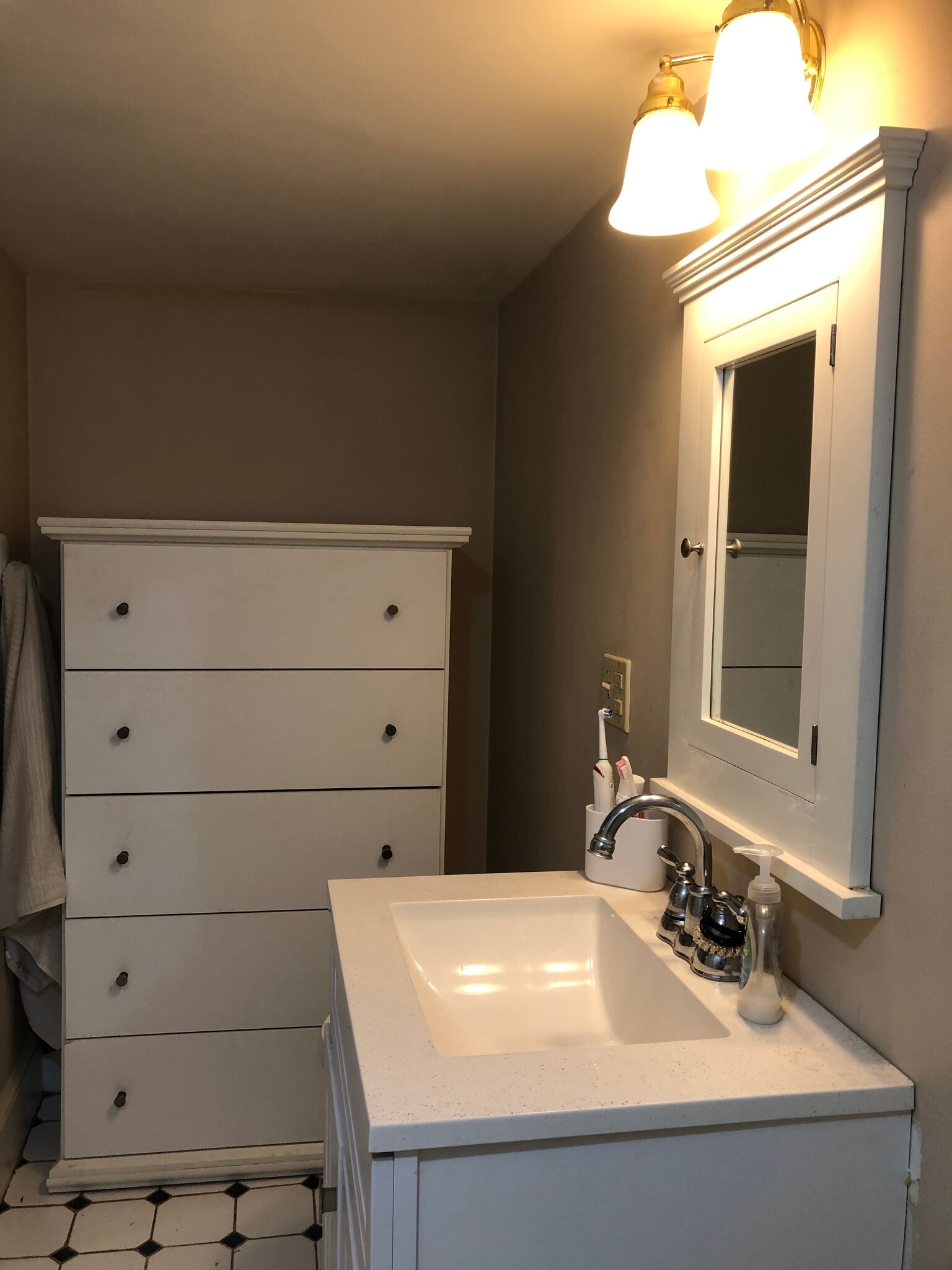 bathroom dresser - 40 Sumner St