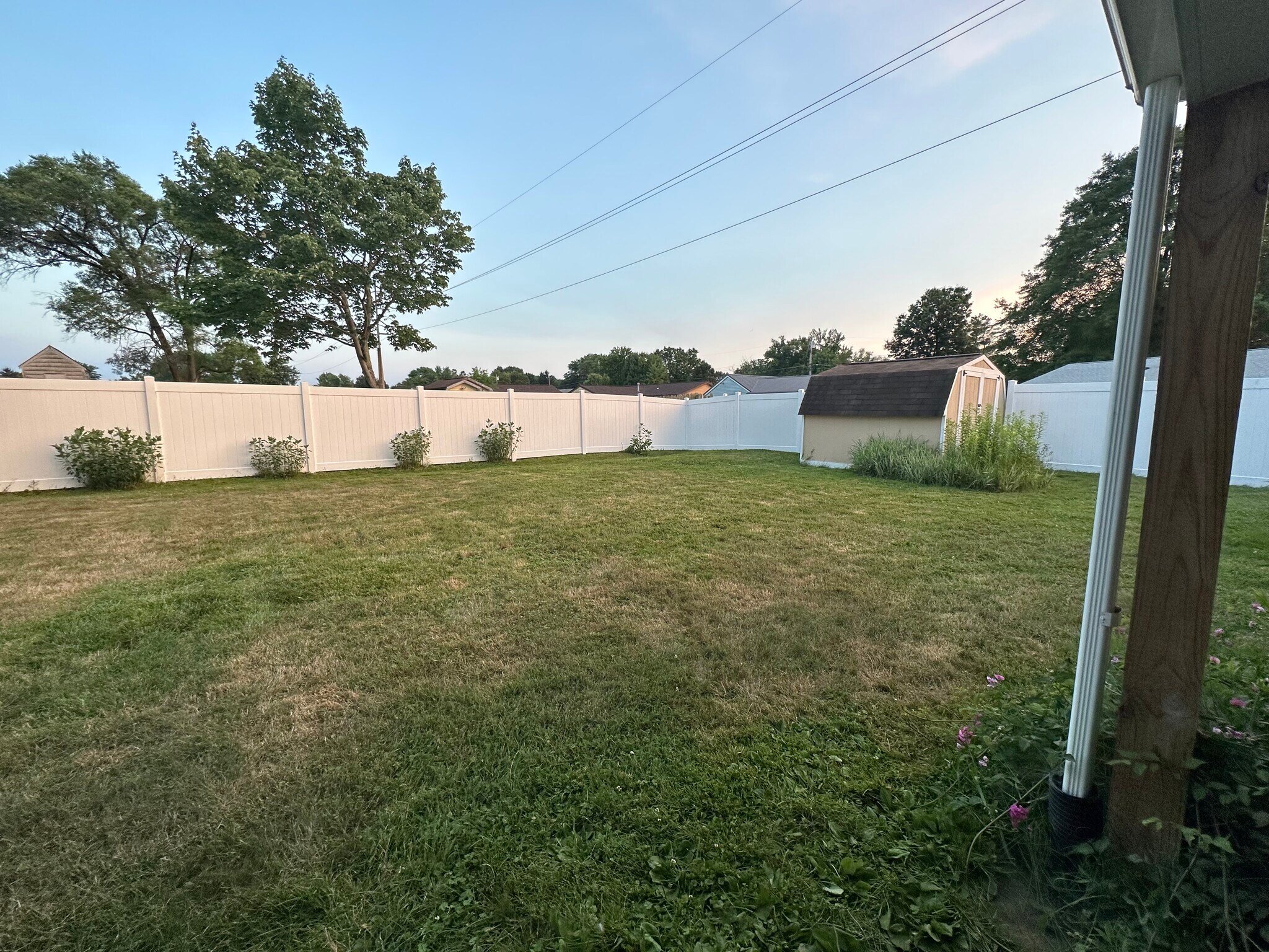 Shed for extra storage. - 201 Sherwood Dr