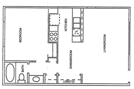 1bed 1bath - Del Rey Vista Apartments