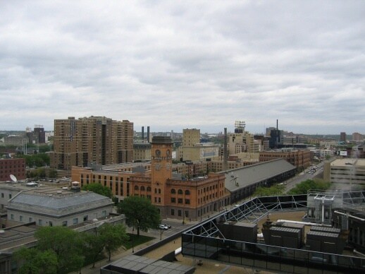 View from the balcony - 121 Washington Ave S