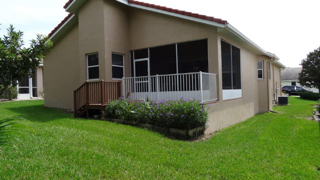 screened/covered from living area and open balcony area to yard. - 979 West Skyview Crossing Drive