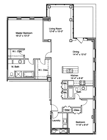 2BR/2BA - One Fifty One First Side