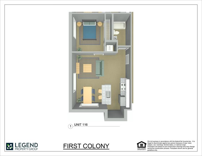 Floorplan - First Colony Flats