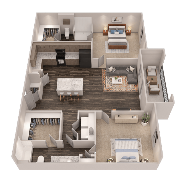 Floorplan - Gray Branch Apartments