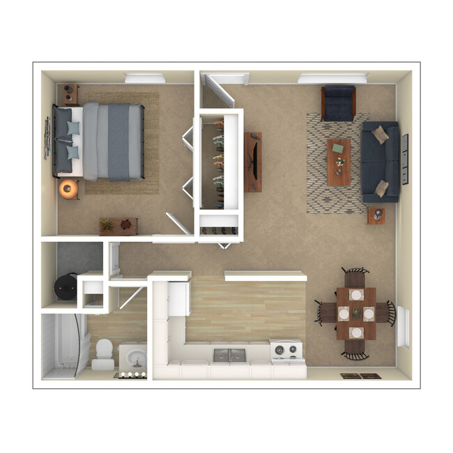 Floorplan - Candleridge Apartments of Indianola