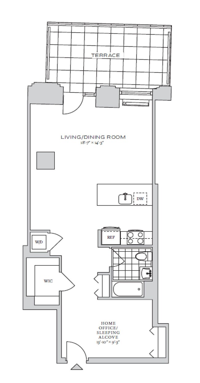 Floorplan - 70 Pine Apartments