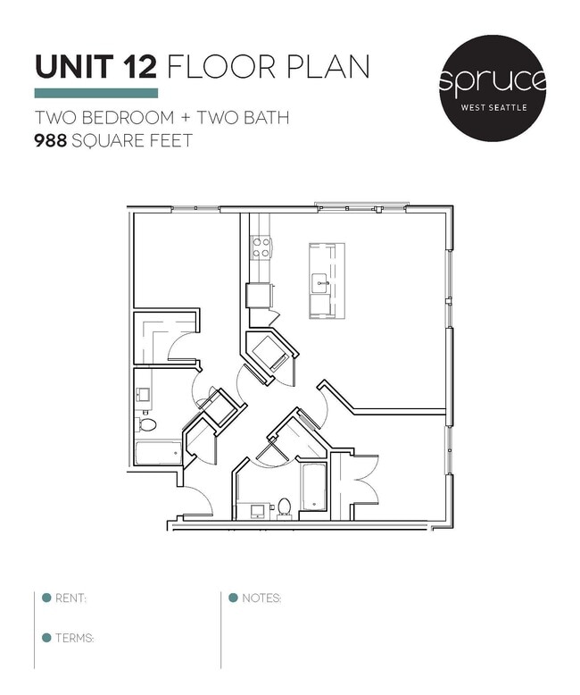 Floorplan - Spruce