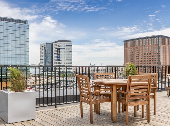 Rooftop patio with city views - 381 Congress Lofts