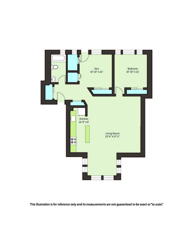 Floorplan - 5400-5408 S. Ingleside Avenue