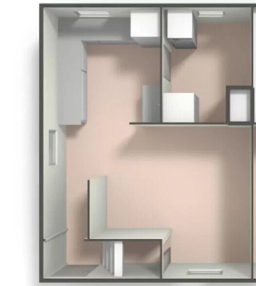 Downstairs Rendering - 5010 Bolla Rd