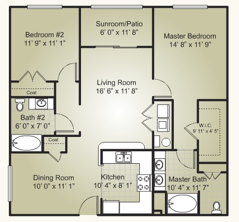 2BR/2BA - Alexandria Park Apartment Homes