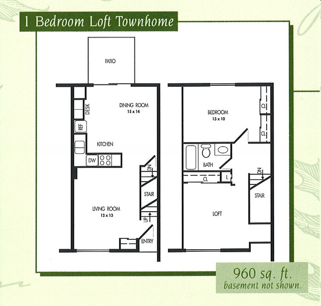 1BR/1BA - Arbor Pointe Townhomes