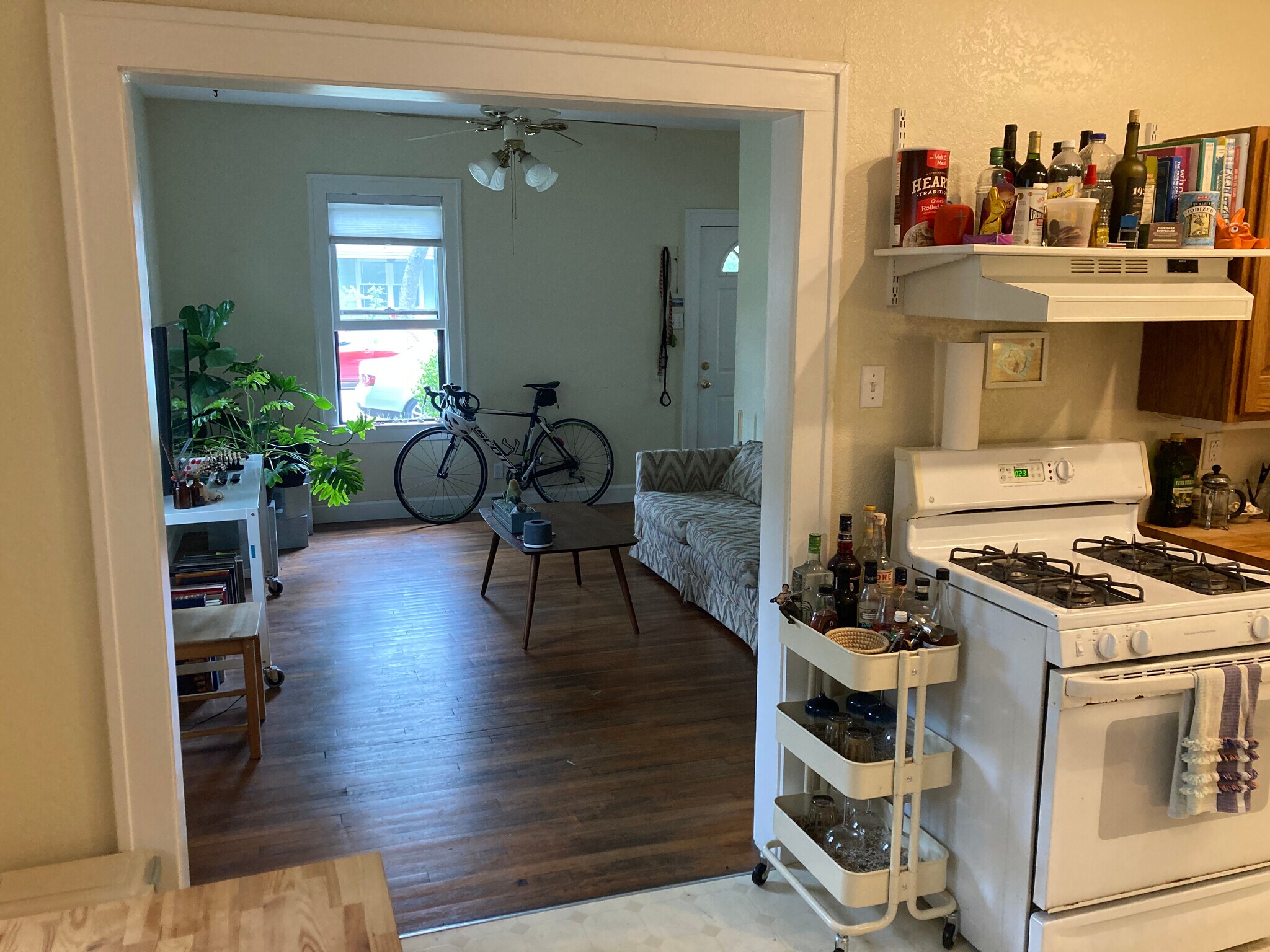 4/21/21 kitchen into living room - 1307 E 28th St