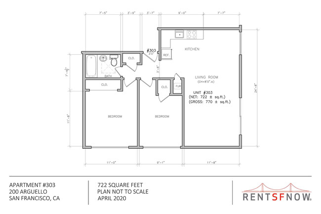 Floorplan - 200 Arguello