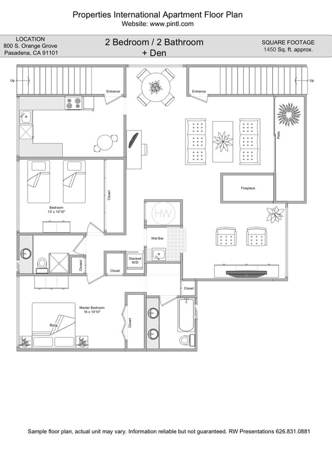 Floorplan - 800-818 S Orange Grove Blvd