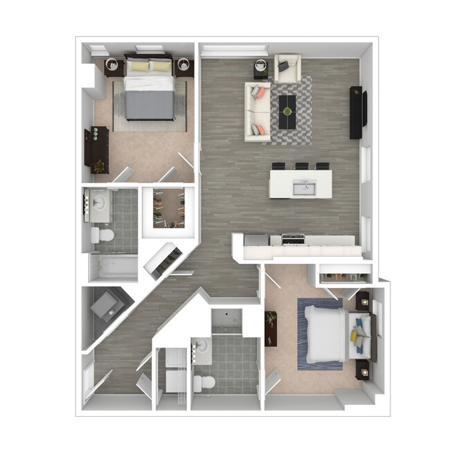 Floorplan - Residences on the Lane - 62+