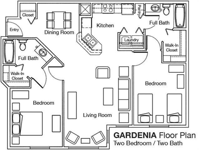 Floorplan - Woodridge Apartments