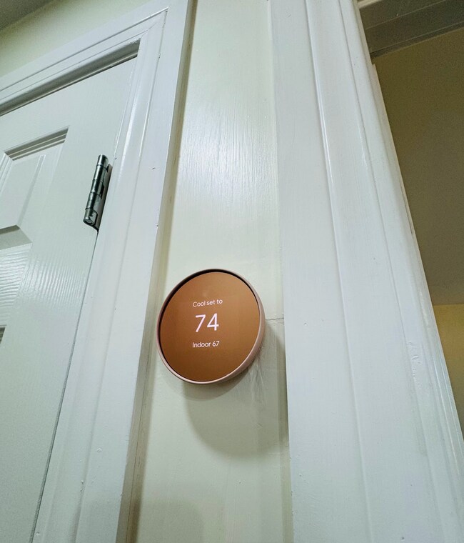 Google Smart Thermostat ready for you to manage from your phone - 807 N Lincoln St