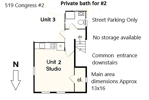 Floor plan - 519 Congress St